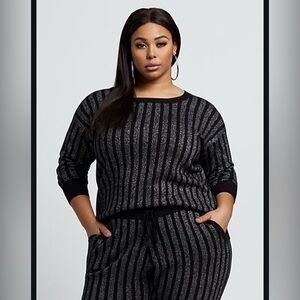 Fashion To Figure Adina Metallic And Black 1